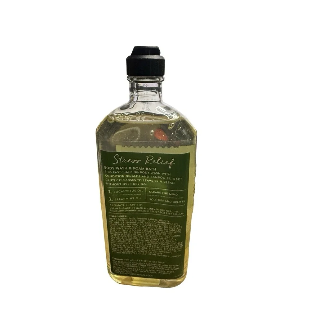 Bath & Body Works Aromatherapy Stress Relief Eucalyptus Spearmint Body Wash Foam